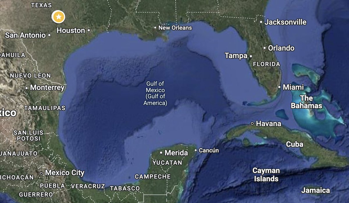 Το Αμερικανικό νεφοκεφάλαιο κάνει τα πάνδεινα για να εξευμενίσει τον Μεγάλο Αδελφό: Η Google πρόσθεσε το "Κόλπος της Αμερικής", κάτω από το "Κόλπος του Μεξικού", στο Google Maps. Πότε άραγε θα προσθέσουν τις λέξεις "Αμερικανική Ριβιέρα" κάτω από την Γάζα;