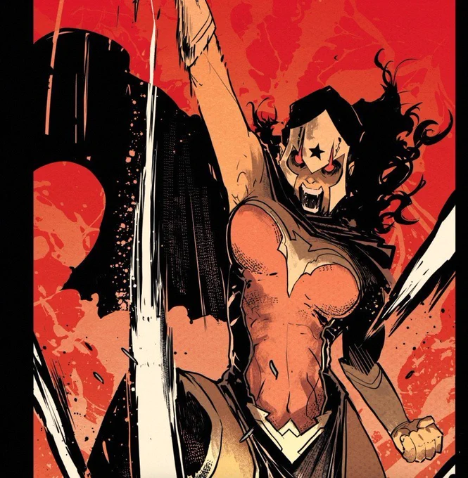 TOMORROW! Don't miss this issue!"DC vs.  World War V – Darkness and Light" 