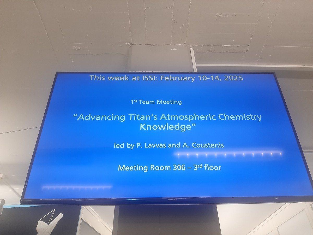 Titan on stage <a href="/ISSIBern/">International Space Science Institute (ISSI)</a>
