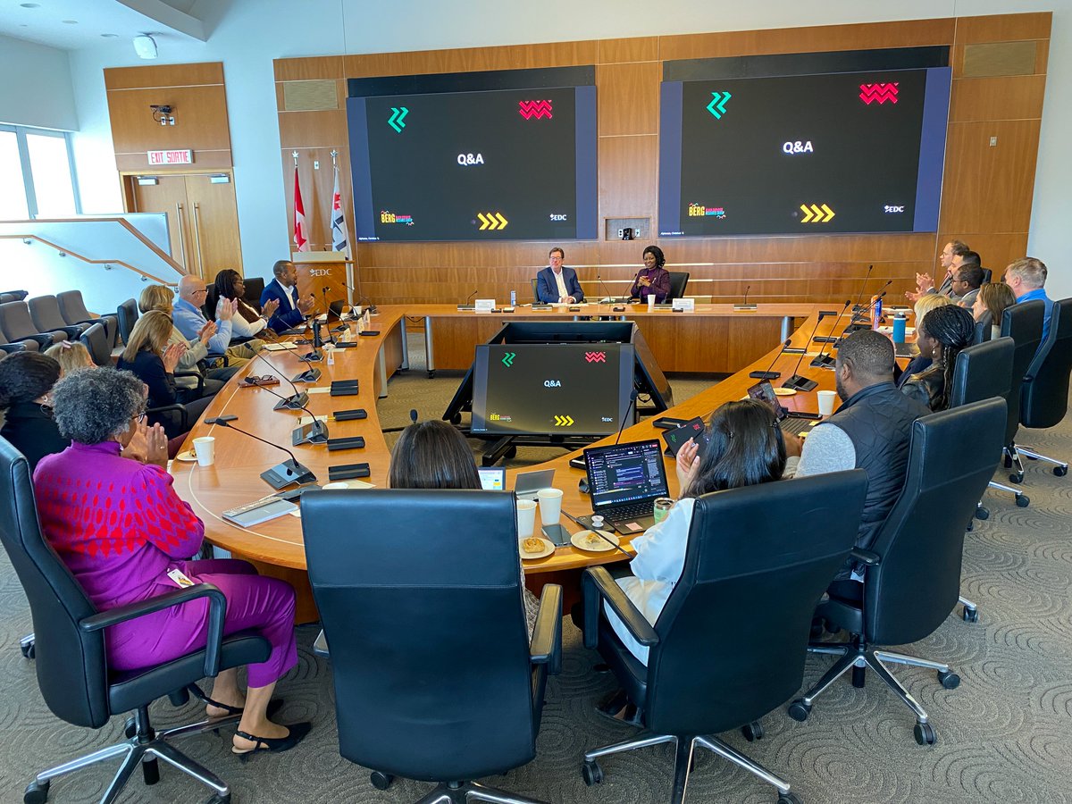 ToddWinterhalt's tweet photo. Many thanks to Senator @amigerba for speaking with @ExportDevCanada employees in celebration of Black History Month. I was inspired by your journey as an entrepreneur and your passion for growing economic ties between Canada and Africa. https://t.co/1wR6sFRM5R