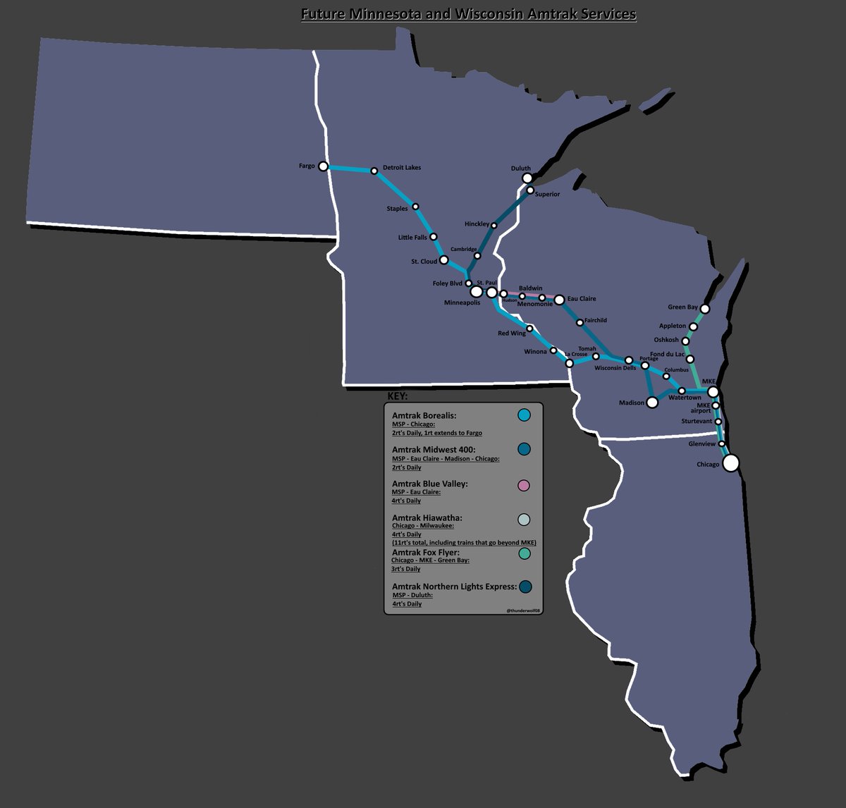 In 6 months the new Amtrak Borealis has surpassed its projected yearly ridership and is on track to beat its projected ridership by 50-60%

Keep funding the damn trains
