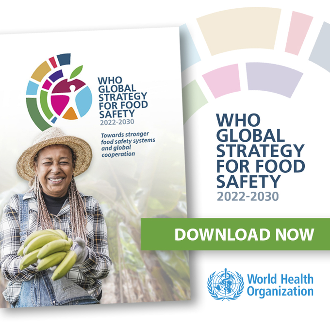 📚 | The 🆕 <a href="/WHO/">World Health Organization (WHO)</a> Global Strategy for #FoodSafety strategy will help support a safer and healthier world, strengthen multisectoral collaboration and innovative public health approaches. 

📲➡️ bit.ly/3CBsvMR