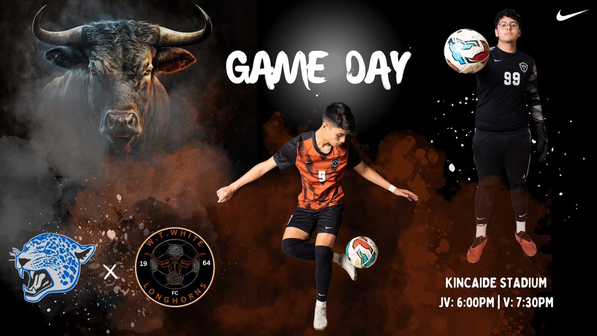 Last District game of Round 1. Come support your Boys Longhorns vs Adamson. 

<a href="/WTWHighSchool/">WT White High School</a> <a href="/WTWLonghorns/">W.T. White Longhorns Athletics</a>
<a href="/ClubWtw/">WTW Longhorns Booster Club</a> <a href="/wtwhitevt/">W.T. White Vertical Team</a> <a href="/dallasathletics/">Dallas ISD Athletics</a> #TXHSSOC #TXHSSoccer <a href="/tascosoccer/">TASCO</a> @LethalSoccer <a href="/50_50Pod/">The 50/50 Podcast ⚽️🎙</a>