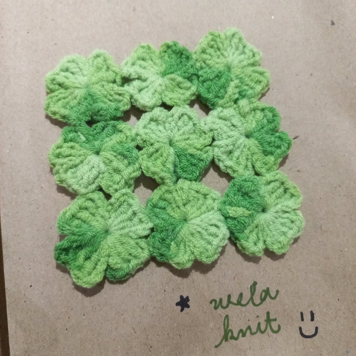 WELA_KNIT's tweet photo. ของบางชิ้นก็รอเจ้าของอยู่จริงๆ 🍀
น้องโคลเวอร์เก้าใบชิ้นนี้มีเจ้าของแล้วน้า 
#reviewสิ่งที่เวลานิต https://t.co/0btiABRuJ8