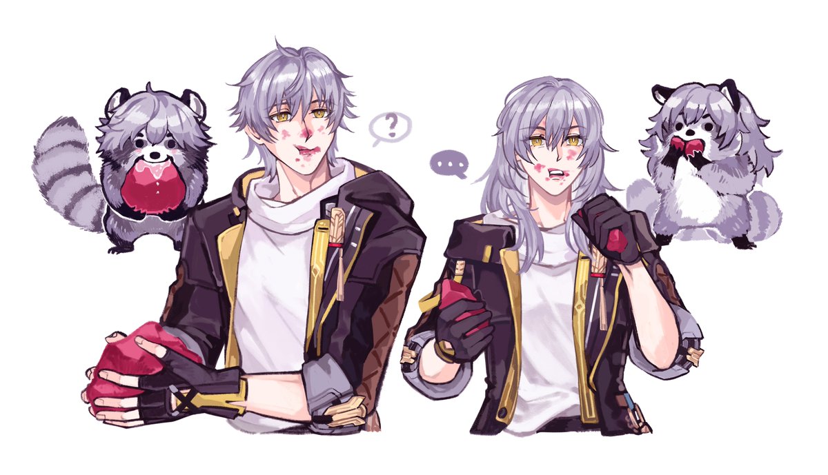 [FE3H x HSR: Byleths and Stelle + Caelus]

pond kitty meets trash panda

...just something about that dead eyed look...