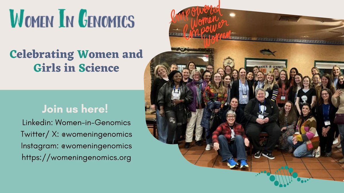 Women in Genomics tweet media