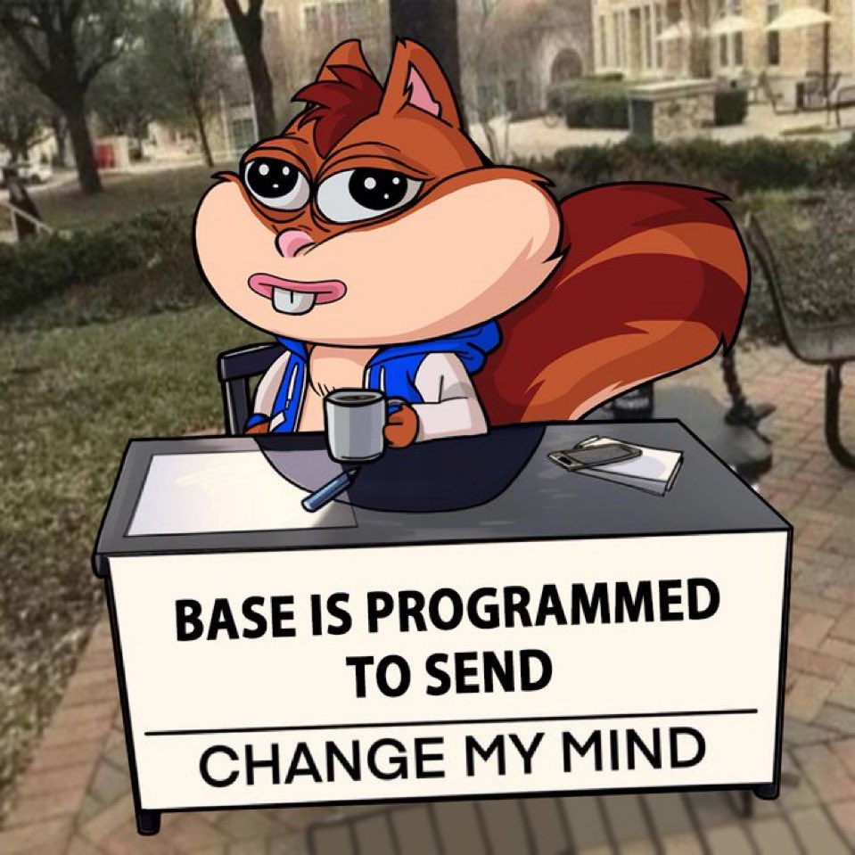 Is it still Day 1? <a href="/jessepollak/">jesse.base.eth</a> 

Either way <a href="/base/">Base</a> is programmed and so is $NUTZ

Change my mind.