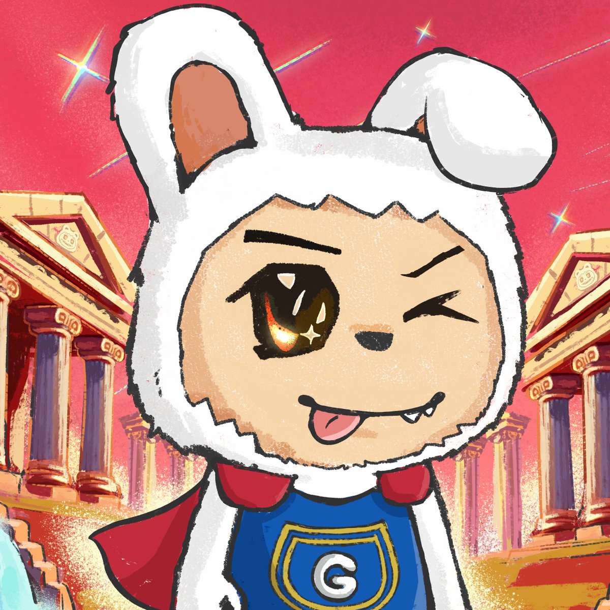 Just a (interwoven) ancient bunny <a href="/TeamTuzi/">Tuzi</a> 🐰
