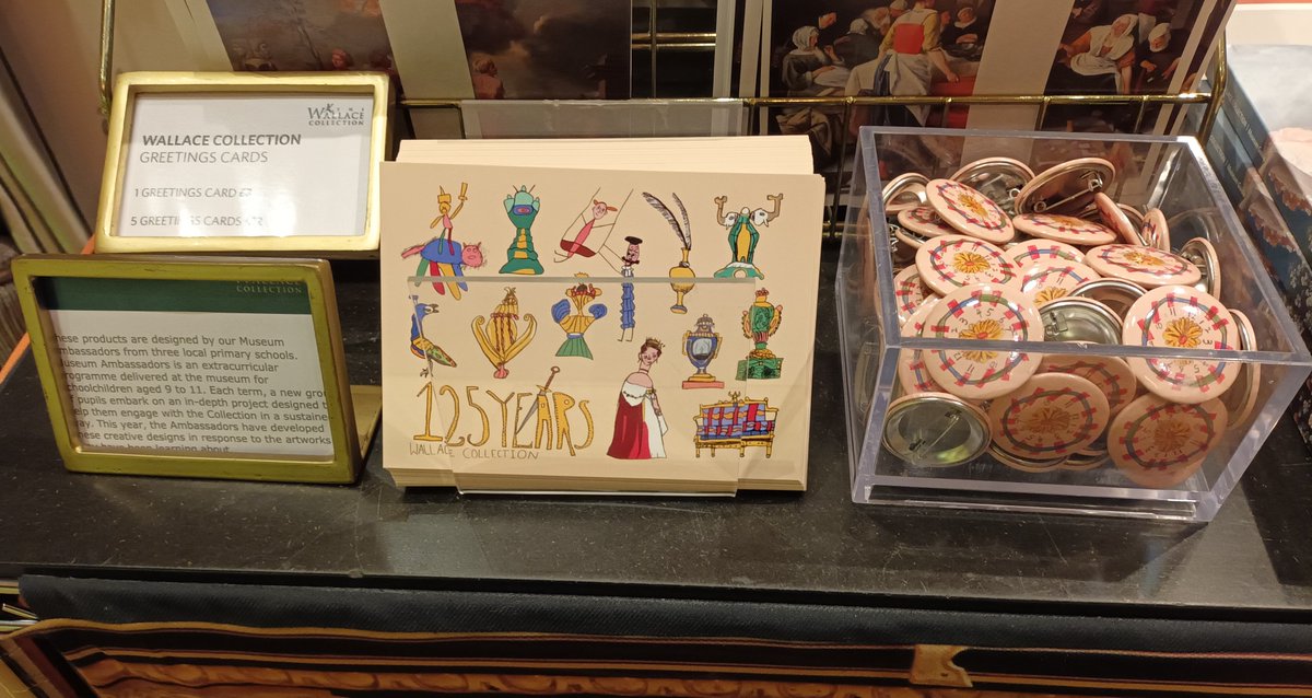 We are really pleased to see the Museum Ambassadors postcard and badge in the museum shop.
We cannot wait to see what our Museum Ambassadors from All Souls CofE Primary School create this term.