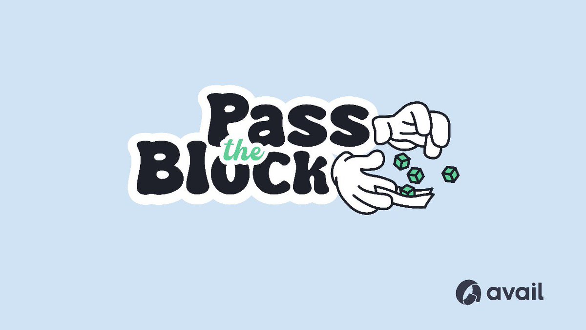 AvailProject's tweet image. It’s Time To Pass The Block

Introducing Pass the Block - a dynamic series diving deep into next-generation blockchain architectures, ecosystem partners, applications and tools, through community-driven education.

Knowledge sharing is critical to the development of web3. Pass…