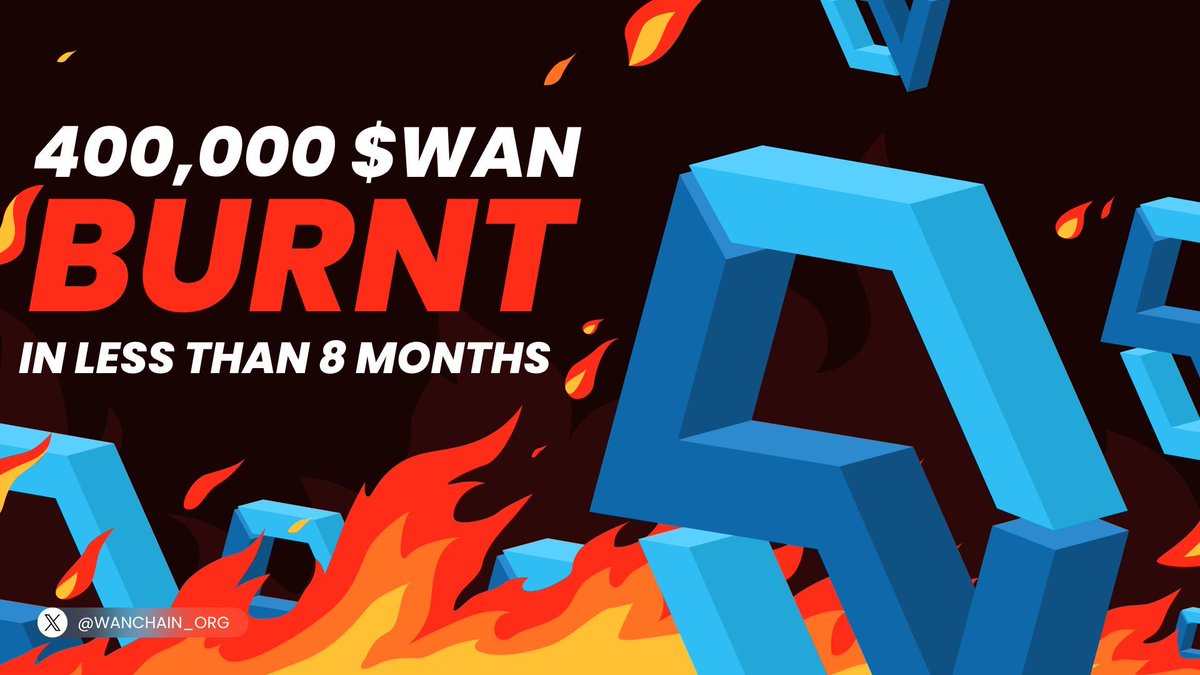 🔥 400,000 $WAN (~$60,000) was burned through the Convert n' Burn System, which burns 10% of collected bridge fees.

💡 Did you know that once the burn rate exceeds PoS emissions, WAN will become deflationary?

🔍 Track Convert n' Burn live stats here: bridge.wanchain.org/Dashboard