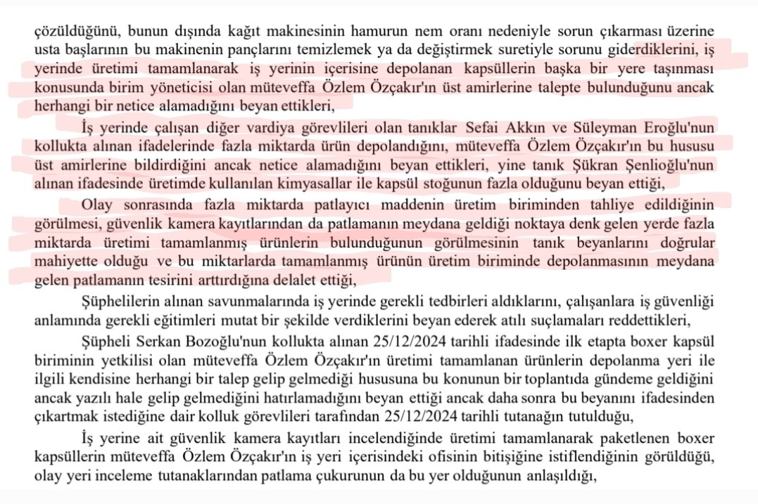 Mühendis "Çok tehlikeli" diye uyardı, yönetici dinlemedi, 11 emekçi öldü!

24 Aralık'ta patlama yaşanan Balıkesir ZSR Patlayıcı fabrikası ile ilgili iddianame tamamlandı. İddianamede önemli bir detay var:

Yaşamını yitiren kimya mühendisi Özlem Özçakır, patlamadan önce aşırı