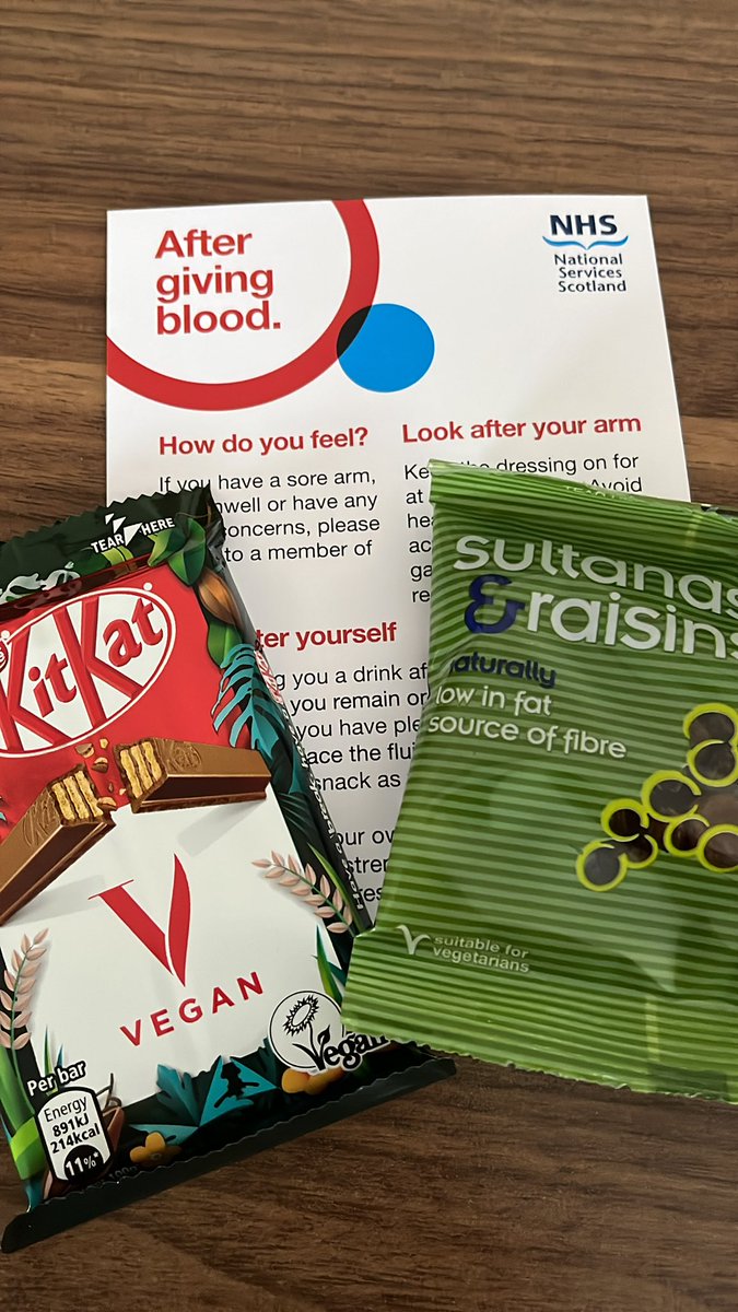 Another pint of 🩸blood <a href="/scotblood/">SNBTS</a> donated at Ardrossan Civic Centre
