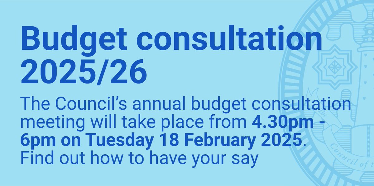 BUDGET CONSULTATION 2025/26
Councillors want your views on spending priorities for the coming financial year. Join us from 4.30pm - 6.00pm on Tues 18 Feb 2025 at the Wesleyan Chapel. Find out how to contribute if you can't attend at the following link:
scilly.gov.uk/news/budget-co…
