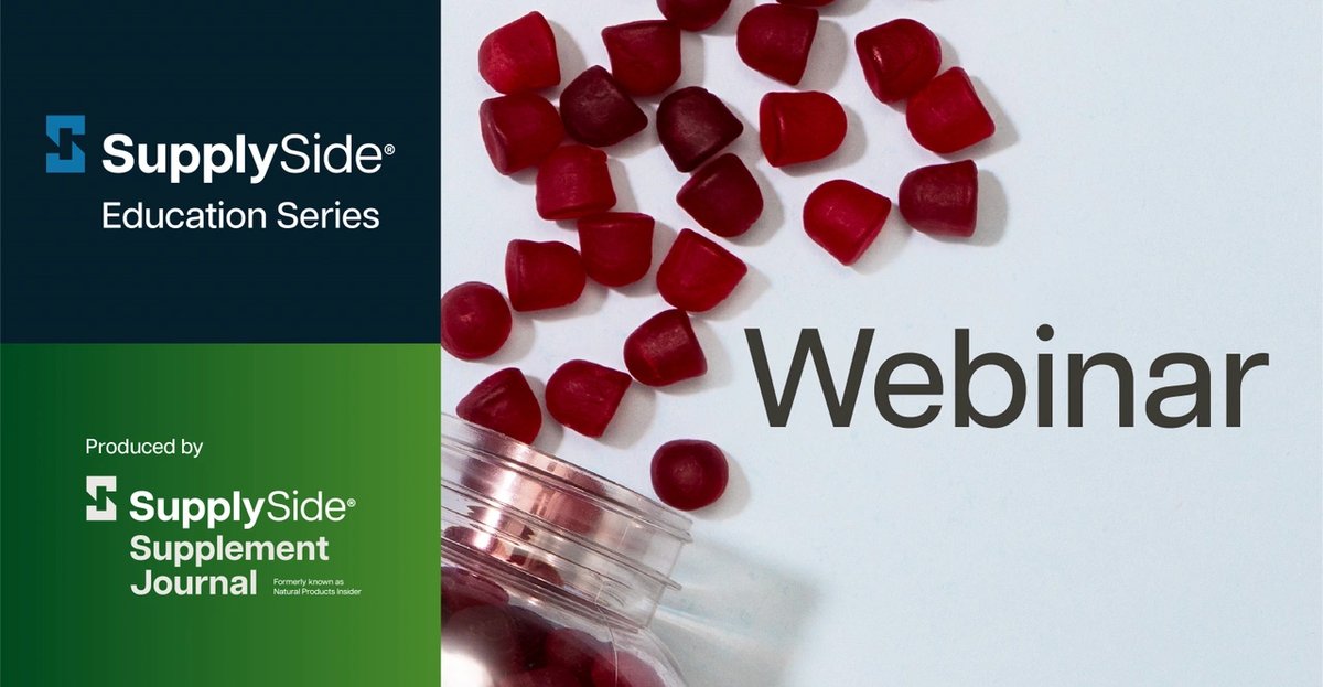 Cardiovascular disease is the leading cause of death in the United States. The good news is supplements can be an important part of any consumer’s plan to stay healthy. Join us on 12/13 to find out the latest research. #paid #cardiovascular 
ow.ly/6aZG50UXNLN