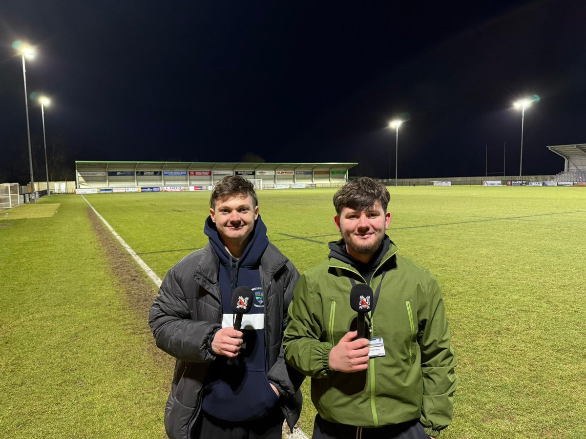 Teesside University (@teessideuni) on Twitter photo Our Sport Journalism students, Max O’Hara and Harvey Richards, have secured their dream placement at <a href="/Official_Darlo/">Darlington FC</a>! ⚽📸
Stuart Armstrong from Darlington FC: “Max and Harvey are a credit to the University and its Sport Journalism course.”
Read more: 🔗 ow.ly/cnuc50UXMfh Our Sport Journalism students, Max O’Hara and Harvey Richards, have secured their dream placement at <a href="/Official_Darlo/">Darlington FC</a>! ⚽📸
Stuart Armstrong from Darlington FC: “Max and Harvey are a credit to the University and its Sport Journalism course.”
Read more: 🔗 ow.ly/cnuc50UXMfh