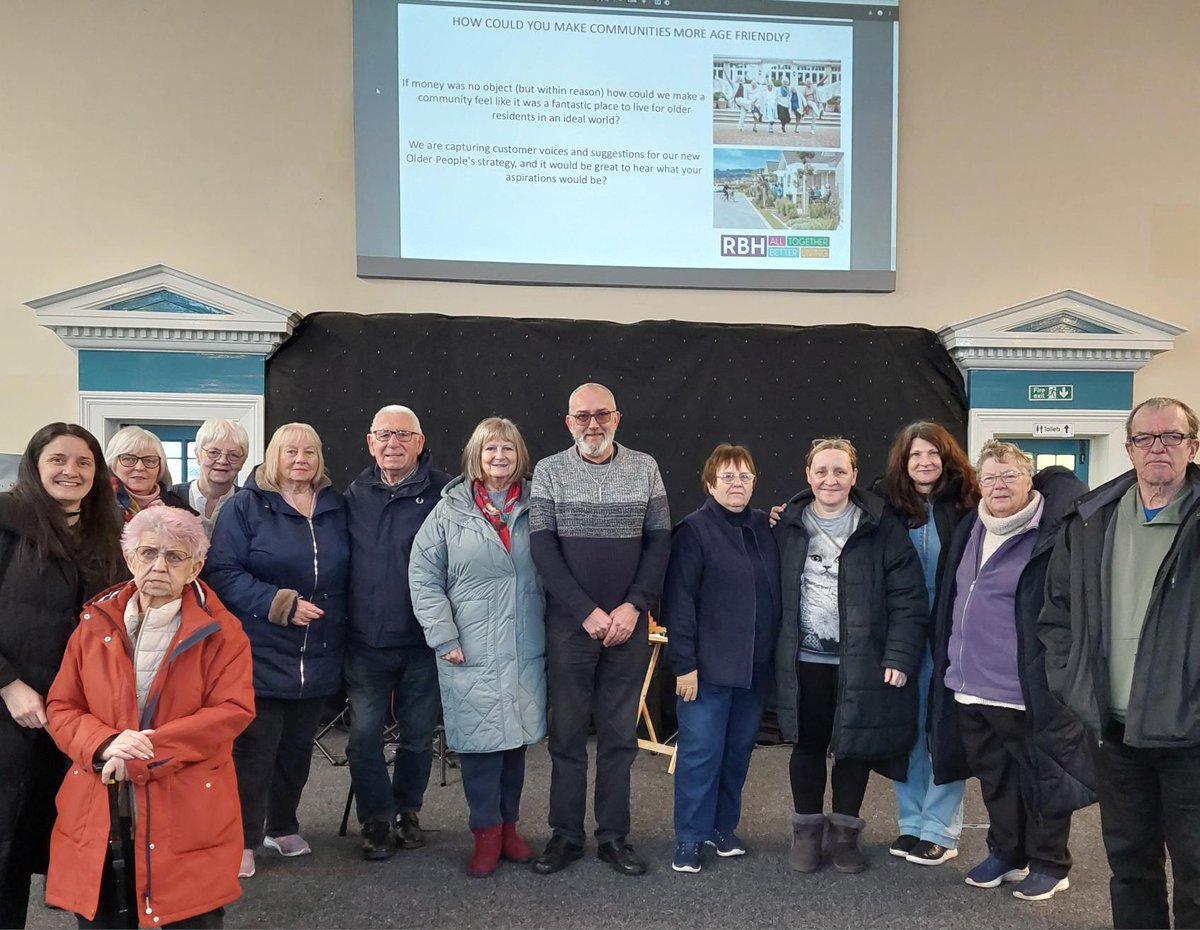 Great turnout this morning at the Smallbridge Age Friendly Partnership Board meeting.

 Fantastic discussions around how to make Smallbridge and Kirkholt better places to grow older - focused on creating more inclusive communities