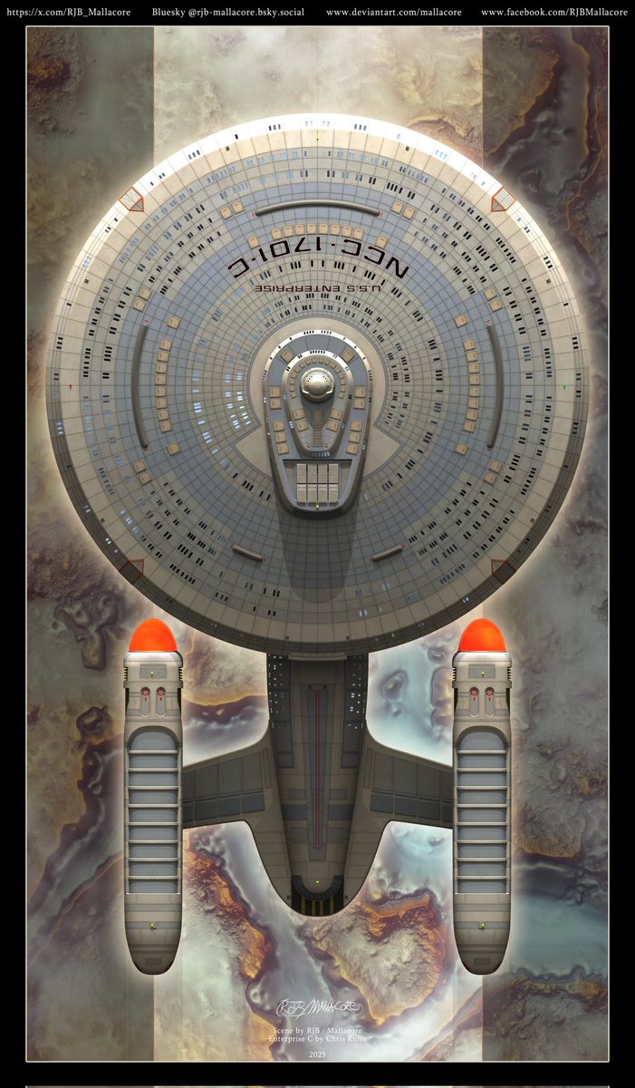 RJB_Mallacore's tweet image. Some Star Trek art for Trek Tuesday.
Boldly going where no one has gone before.
Enjoy.
#scifiart #scifi #fanart #StarTrek #TrekTuesday