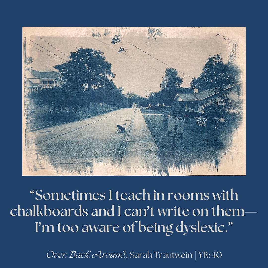 🌀🌀🌀 Check out OVER. BACK. AROUND., an essay by SARAH TRAUTWEIN, in YR: 40, out now at yr.olemiss.edu 🌀🌀🌀
—
YR is now accepting submissions for the Barry Hannah Prize in Fiction and the Yellowwood Poetry Prize! Send in your work via the link in our bio