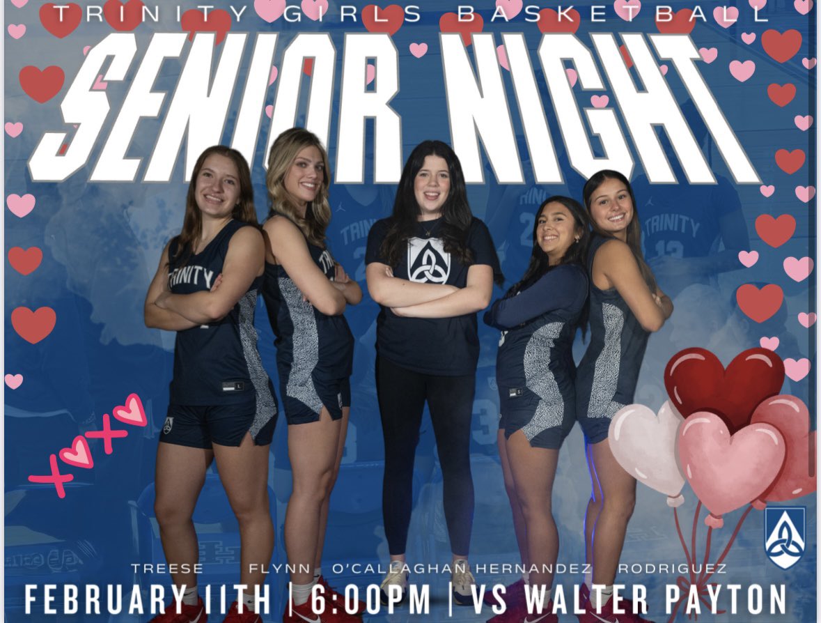 🚨SENIOR NIGHT🚨
 
📍Trinity High School 

🆚 Walter Payton

⏰  6:00pm

#TGB #unitedwestanddividedwefall