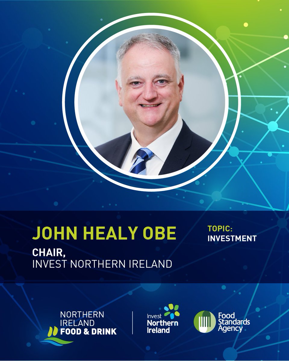 🔎 Meet the Speaker!

We’re delighted to have <a href="/InvestNI/">Invest NI</a> Chair, John Healy, OBE, joining us to discuss investment, business growth and innovation in NI’s food and drink sector. 📈

💡 Don’t miss this opportunity to hear from a true industry leader!
nifda.co.uk/nifda-conferen…

#NIFDA