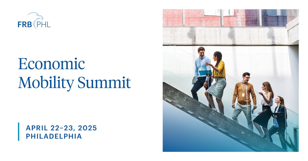 When people and communities thrive, so does the economy. Join us to advance a national conversation about the economic imperative of upward mobility at the Economic Mobility Summit in Philadelphia on April 22 and 23. Event details + registration: bit.ly/3Et8tIP
