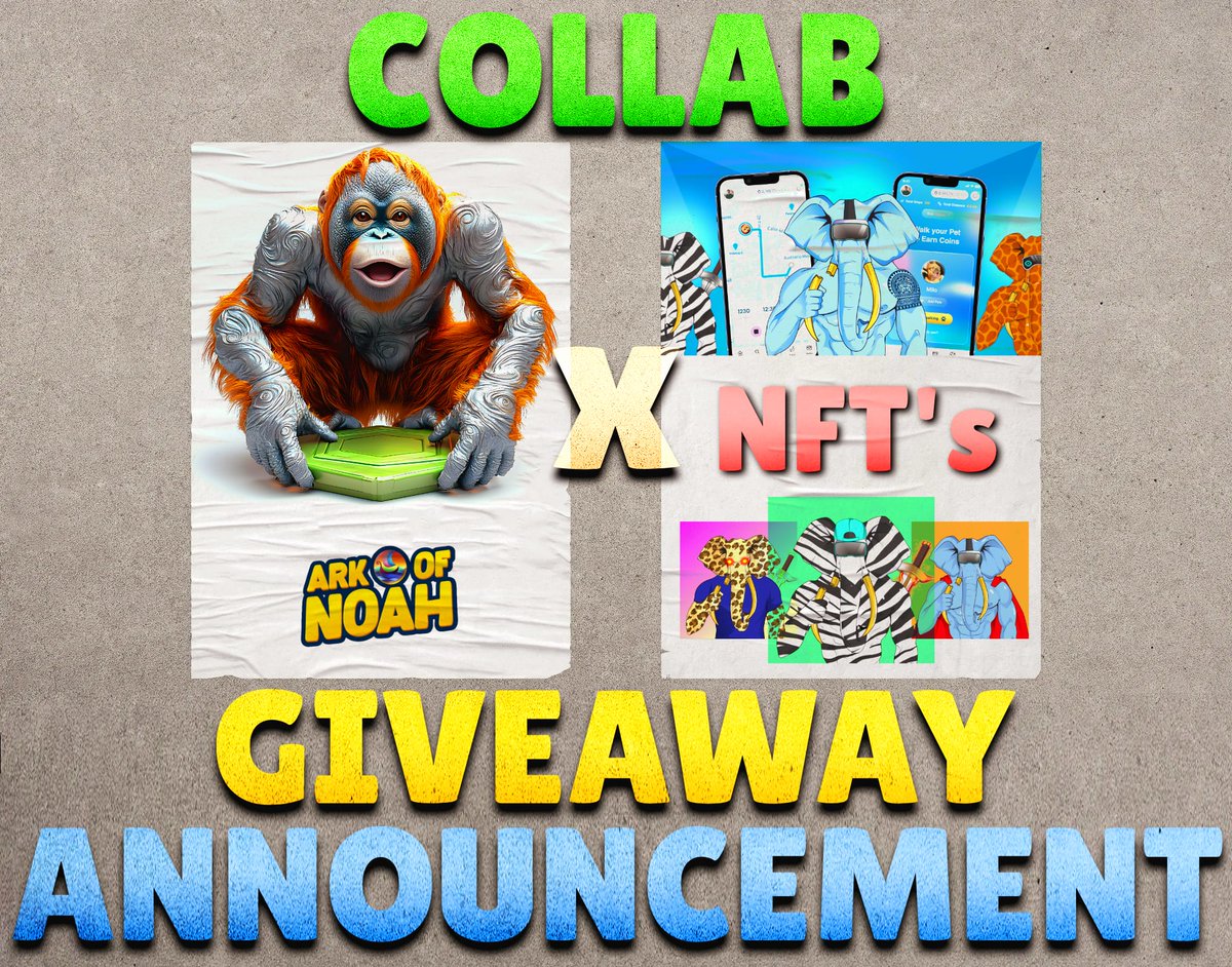 🚀 PawPular x Ark Of Noah NFT: A Week of Epic Collabs! 🐾🚢 🚀

Get ready for giveaways, rumbles &amp; Twitter Spaces as PawPular &amp; Ark Of Noah NFT team up for an unforgettable Web3 experience! 🎉

🎁 Prizes for Each Event:
🏆 1 PawPular CEN NFT + 1 Ark Of Noah NFT per activity!

🔥