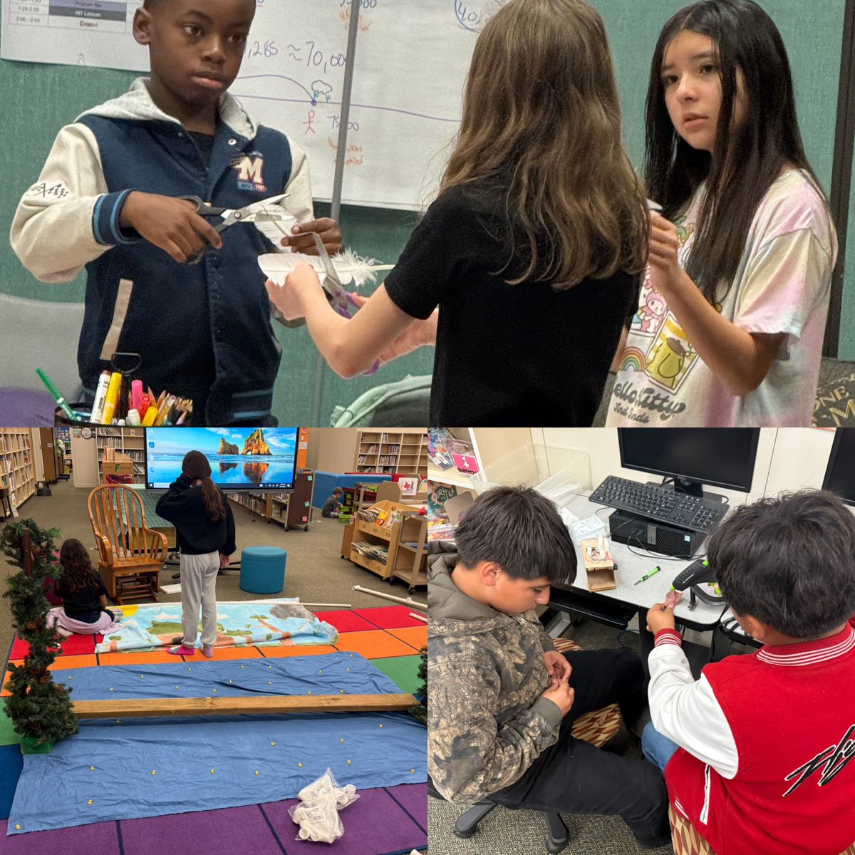 Other kids are on break while our <a href="/HumbleISD_OE/">Oaks Elementary</a> DI owls are working hard on finishing their challenge for contest in a week! <a href="/IDODI/">Destination Imagination</a> <a href="/nhtxdi/">North Harris DI</a> #letthemcreate #learnbydoing