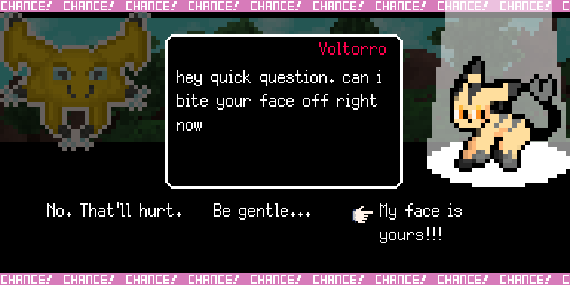 In Wish Creatures, you'll need to convince Monsters to join your team through conversation! 
Some monsters have more... outlandish requests... 🫣
 
#indierpg #indiegame