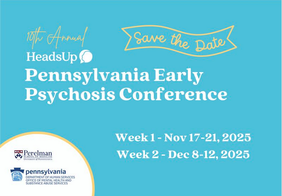 Interested in presenting  at next year’s PA Early Psychosis Conference? Fill out this brief  proposal application by March 30, 2025: form.jotform.com/243473967670166