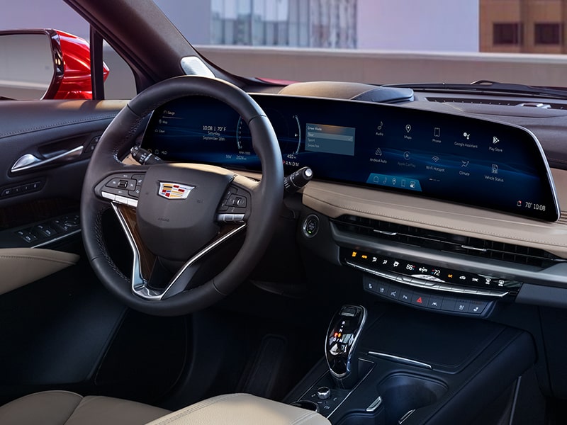 ✨ Step into modern convenience with the 2025 Cadillac XT4, featuring a stunning 33-inch advanced LED display and Google Built-In compatibility. 

Its style meets technology, seamlessly integrated for all your driving needs.