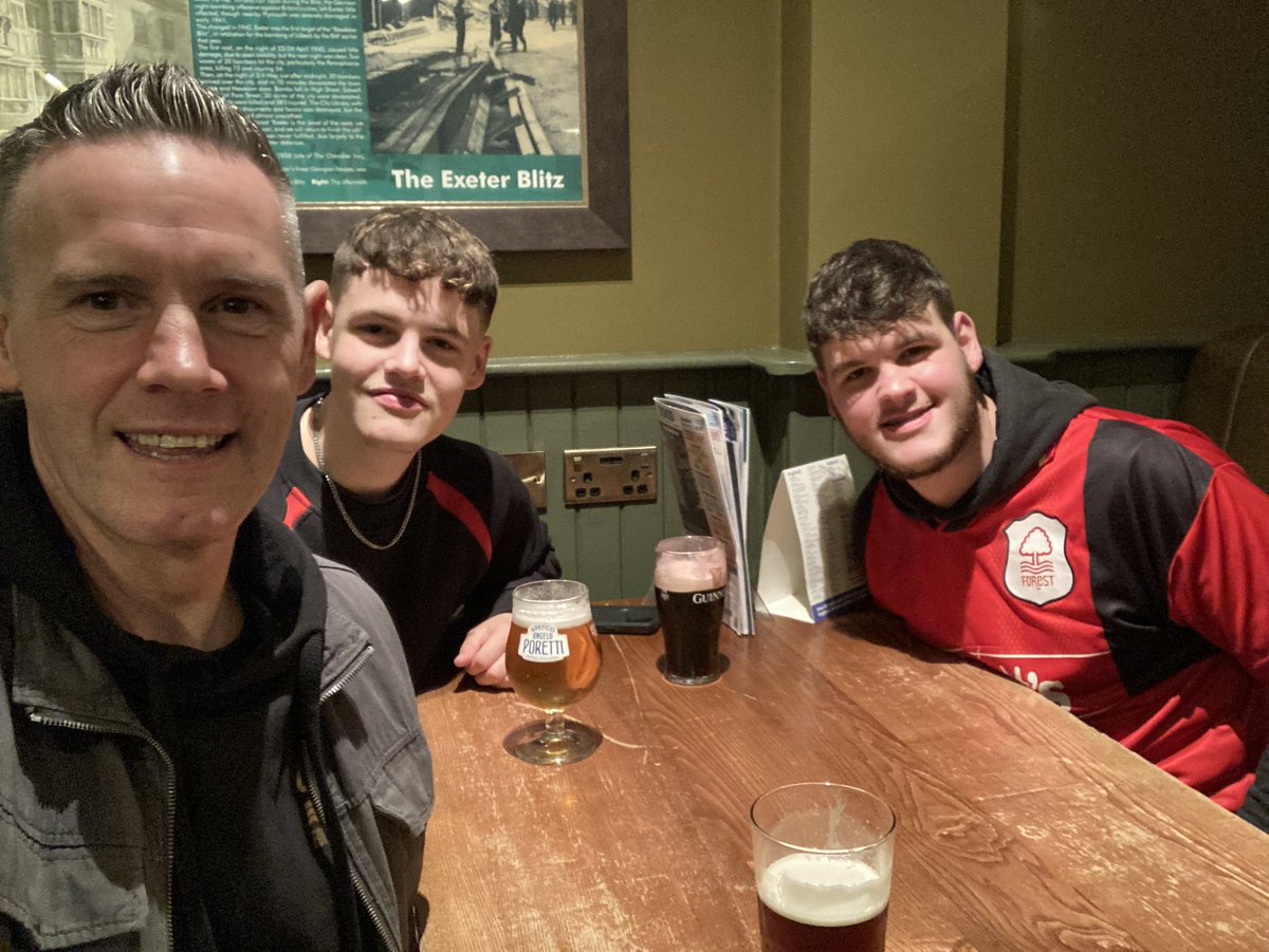 Exeter away!! Come on youuu Reddds 🌳#NFFC