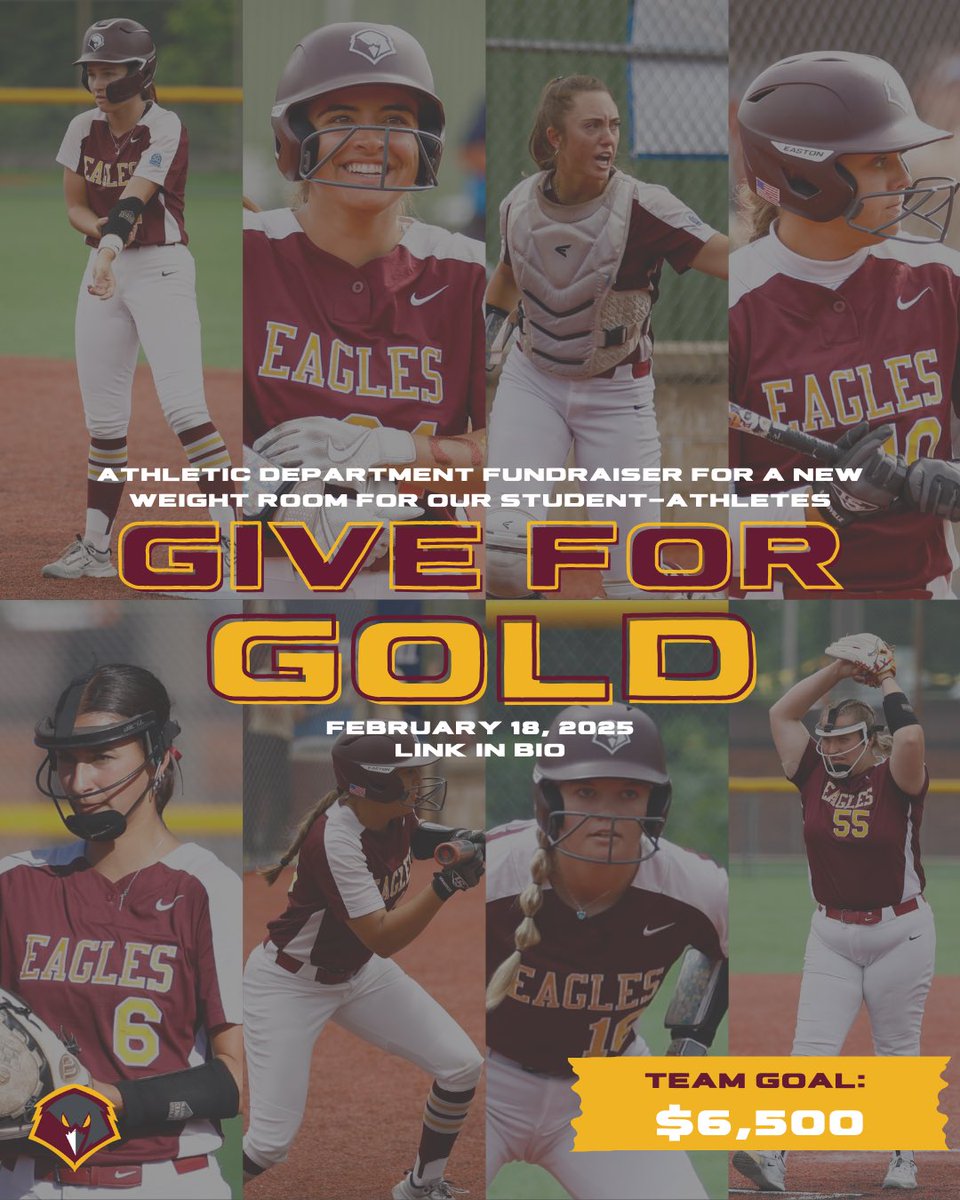 Give For Gold is almost here! This year, your donations will go towards a new weight room for our student-athletes! 🏅⭐️🏆 Link is in bio! 

#wingsup🦅