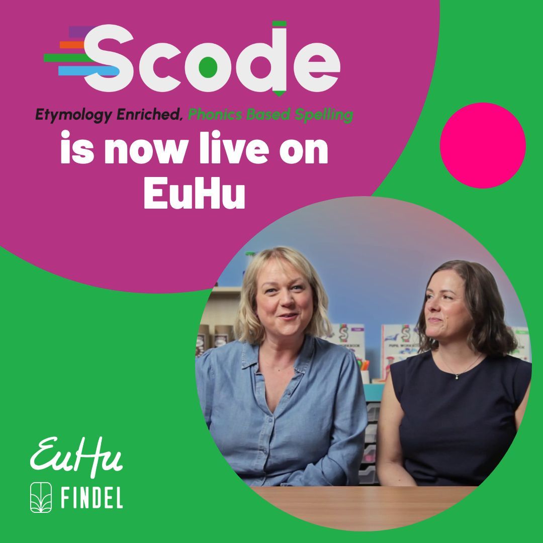 📢 Scode is now on EuHu! ✍🏆
The award-winning phonics-based spelling scheme for Y2-6 is here to transform your lessons! 🚀

✅ Engaging activities
✅ Etymology &amp; vocabulary focus
✅ Time-saving digital resources

Try it now! 👉 buff.ly/4hTbG2R  #Spelling