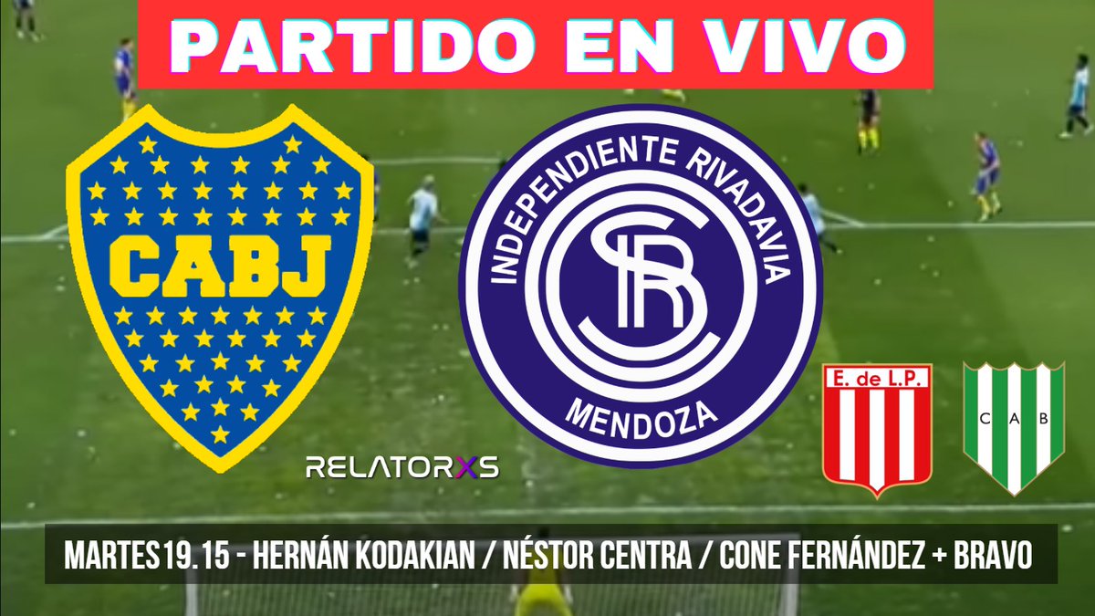 Este martes comento Boca-Indep.Riv.Mza por <a href="/Relatoresconvos/">® Σ |_ Δ ╥ Φ ® Σ §</a> <a href="/AM750/">LA 750</a> Relata <a href="/HernoKodakian/">Hernán Kodakian</a> y toda la info de <a href="/Ignfernandezl/">Cone Fernández</a>