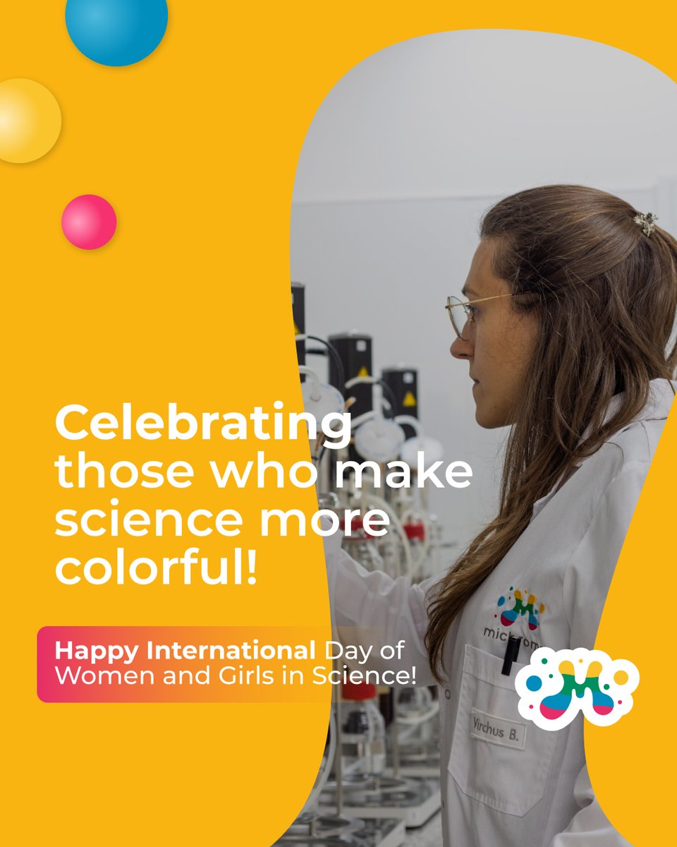At Michroma 🍄, we believe that science thrives when everyone has equal opportunities. We're committed to breaking down barriers and creating spaces where women in science can grow.
Let's keep celebrating the incredible scientists at Michroma who make science more colorful! 🚀