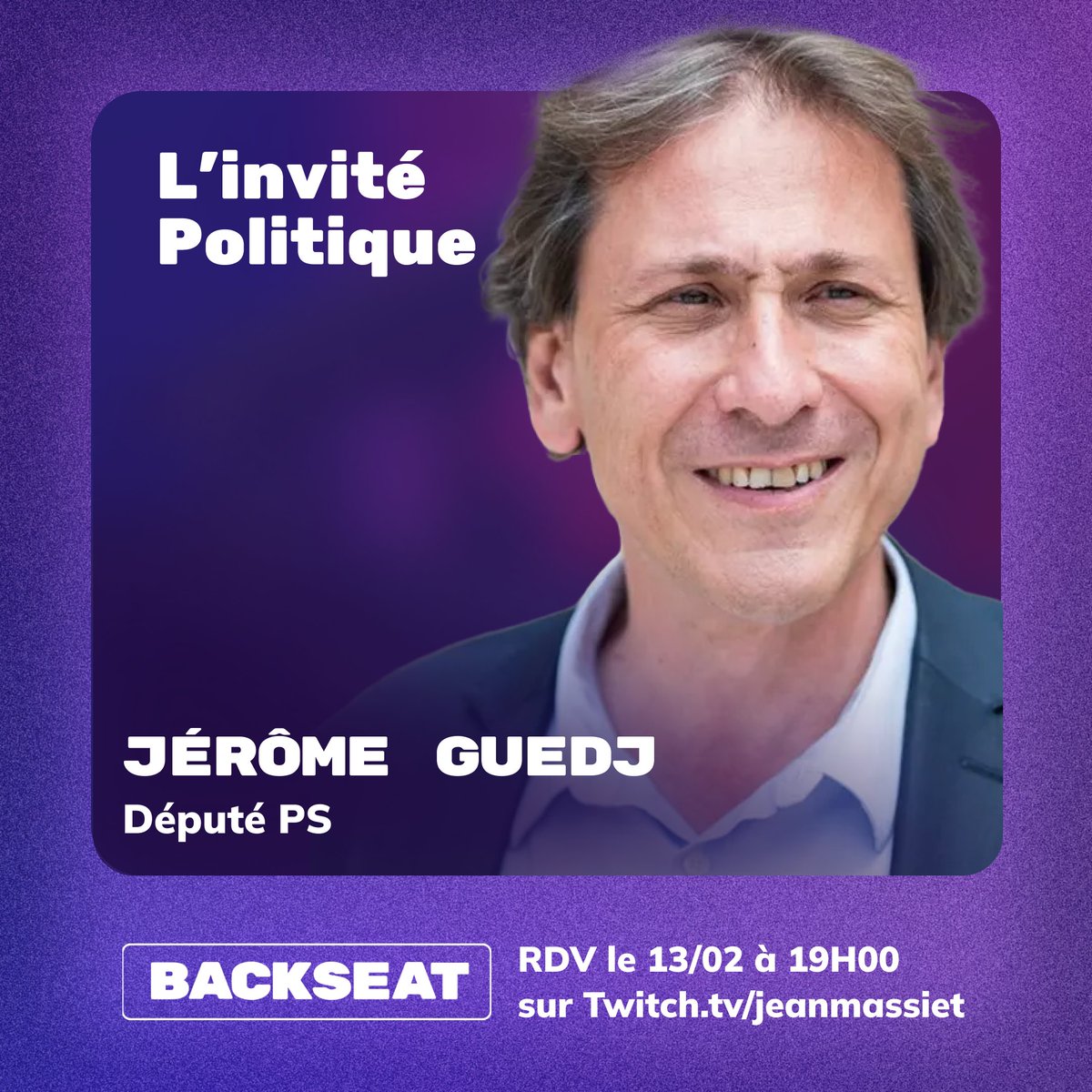 Jeudi approche et j'espère que vous êtes prêt pour l'émission qui arrive ! 🔥 

Jean sera en plateau avec <a href="/UsulduFutur/">Usul</a> , <a href="/EmilioMeslet/">Emilio Meslet</a>  et <a href="/NamuSmb/">N'namou S.</a>  pour accueillir notre invité politique, Jérome Guedj !