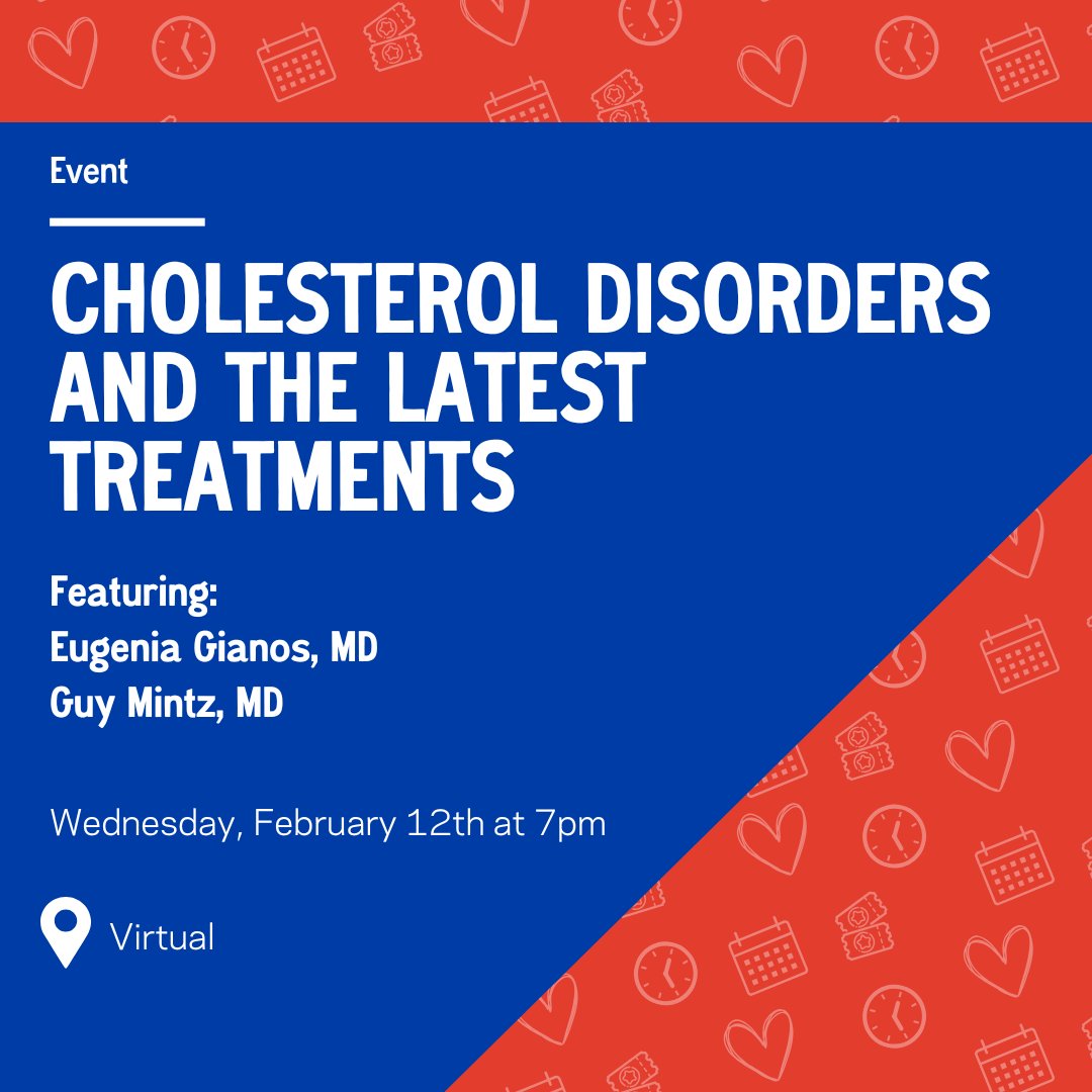 Join us tomorrow for a special webinar in honor of #AmericanHeartMonth. Hear from a patient with a genetic cholesterol disorder and learn the latest breakthrough treatments from Northwell Health's Cardiovascular Institute.

Attend virtually here 🔗 bit.ly/4gk39Vy
