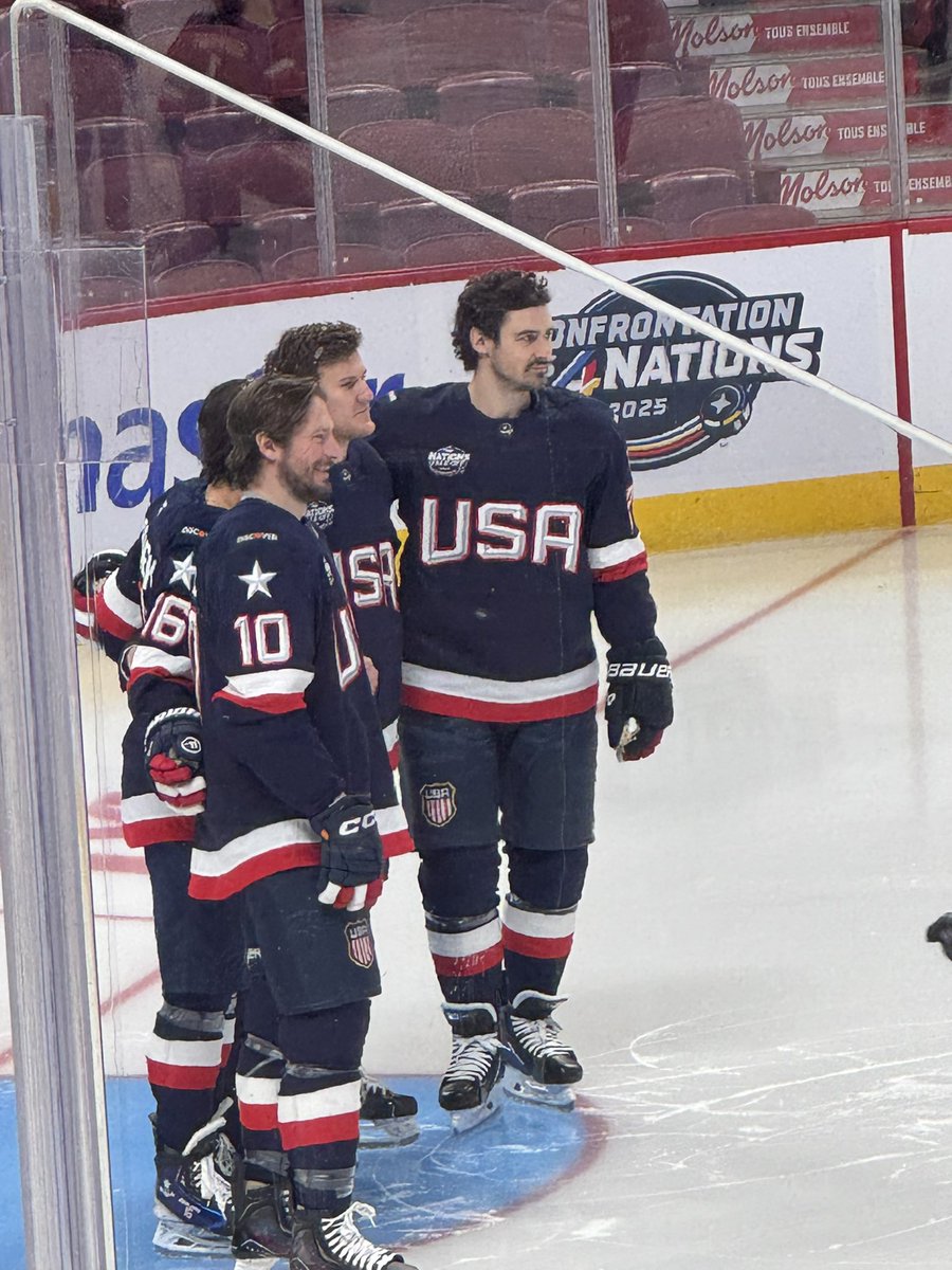 Our boys. 🥹 #NYR #TeamUSA #4Nations