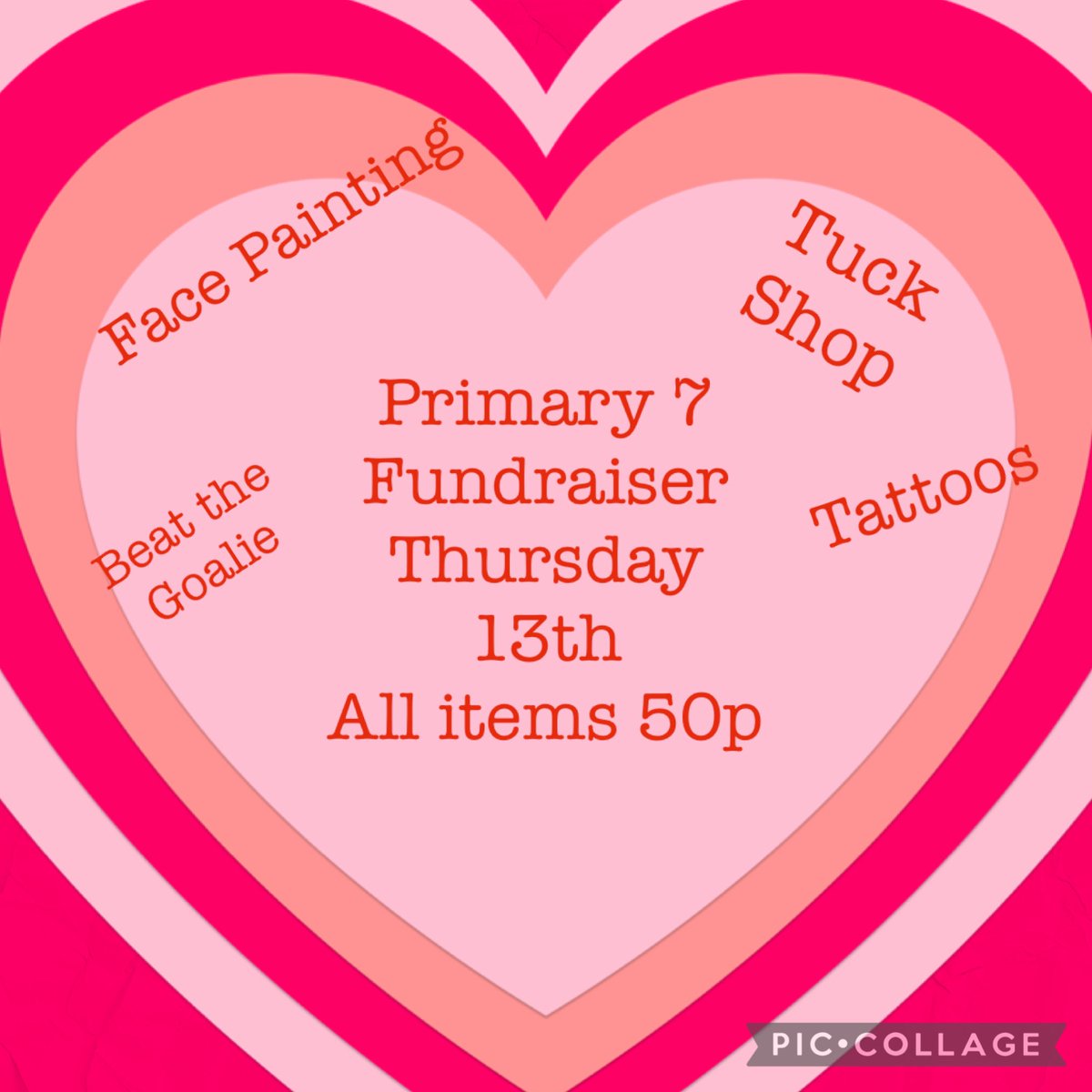 Primary 7 Fundraiser this Thursday! #Entrepreneurship