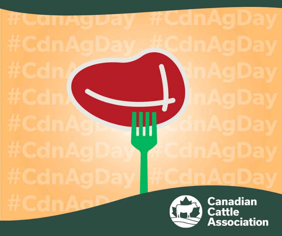Today is #CdnAgDay, a day to celebrate the hardworking people who bring us the food we love and the essential contributions of agriculture to our nation's prosperity and well-being.

Thank you to everyone who works hard to put food on our tables! We appreciate all that you do.