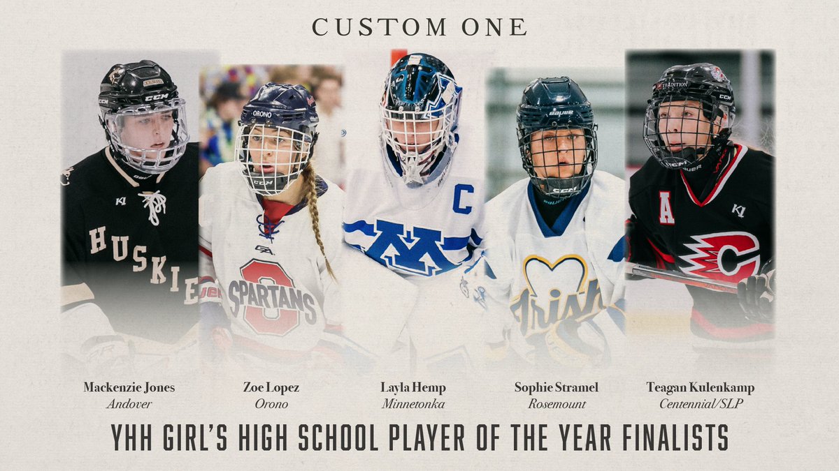 GHS 
2024-2025 Player of the Year Finalists 

Three forwards, a defender, and a goaltender make up this year’s group of finalists. 

STORY LINK &gt;&gt;&gt; bit.ly/4hxnU1g