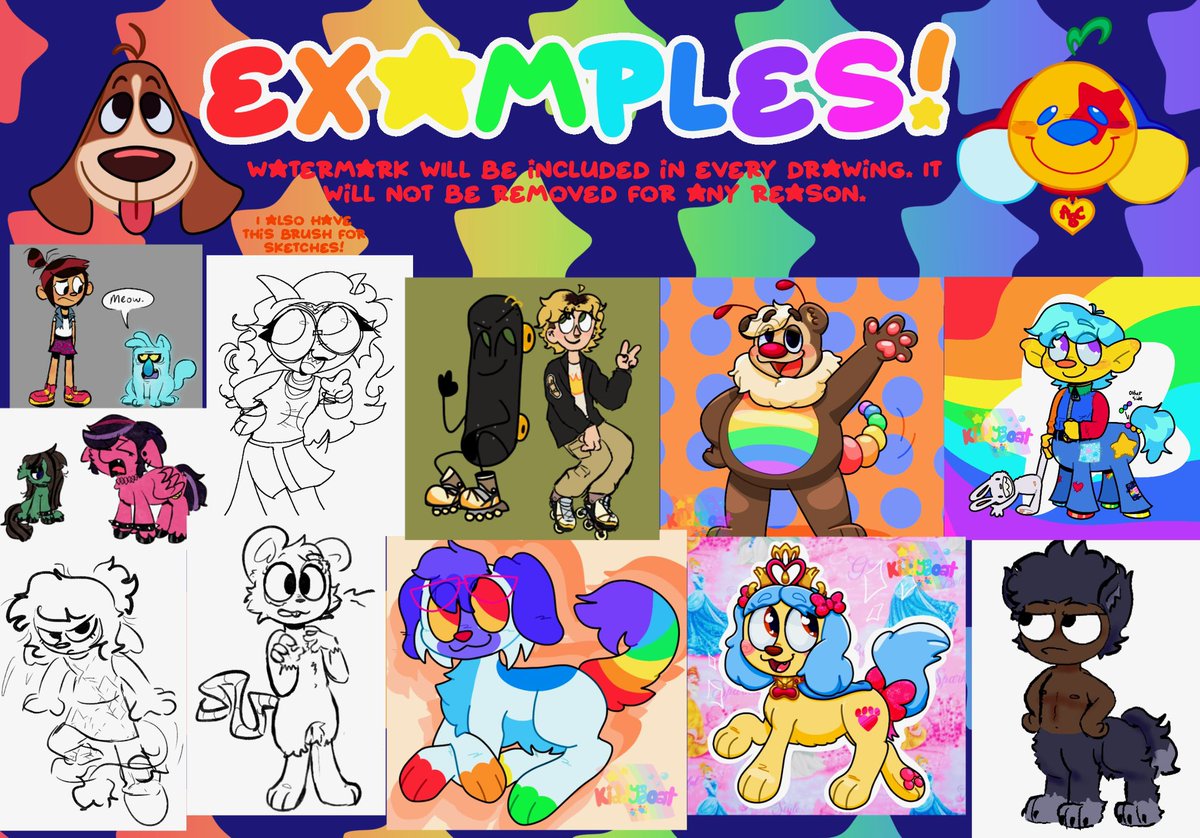 kiddygoat's tweet photo. Hi!! My comms are open! 🌈☀️
#Commission #commissionsopen https://t.co/sxkfPBDe64