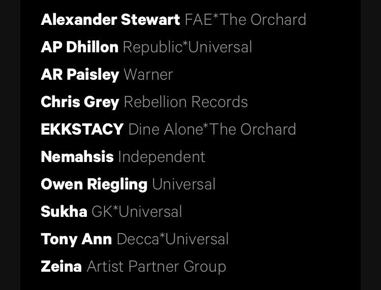 2 women out of 10 lol <a href="/TheJUNOAwards/">The JUNO Awards</a> you suck
