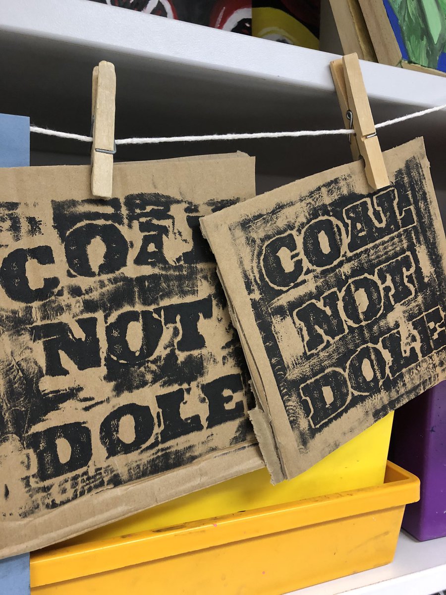 Miss Woolley (@misswoolley_art) on Twitter photo Getting stuck in🖌️ loving the enthusiasm shown in art club, creating the props for the <a href="/GaryClarkeCo/">Gary Clarke Company</a> showcase ‘Dancing Coalfields’ next month🙌🏼 Getting stuck in🖌️ loving the enthusiasm shown in art club, creating the props for the <a href="/GaryClarkeCo/">Gary Clarke Company</a> showcase ‘Dancing Coalfields’ next month🙌🏼