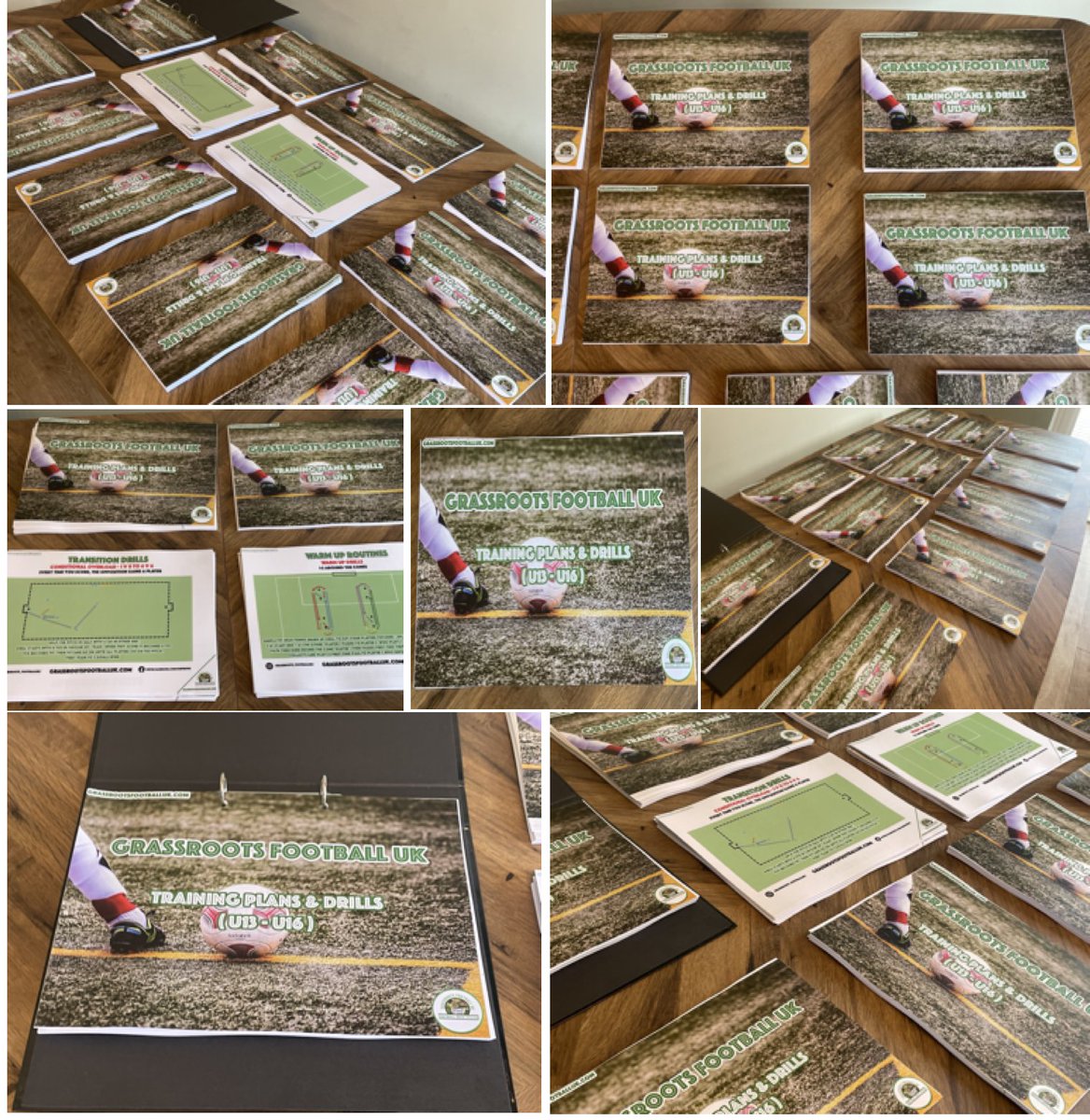 Amazing Hardcopies of our Training Plans &amp; Drills
bit.ly/GRFUKHome
Over 100 Pages &amp; 50 Drills in each
Each drill comes over 2 Pages
Simple images to show Players 
Detailed instructions for Coaches
#grassrootsfootball #footballcoach #football #U5 #U7 #U8 #U9 #U10 #U11 #U12