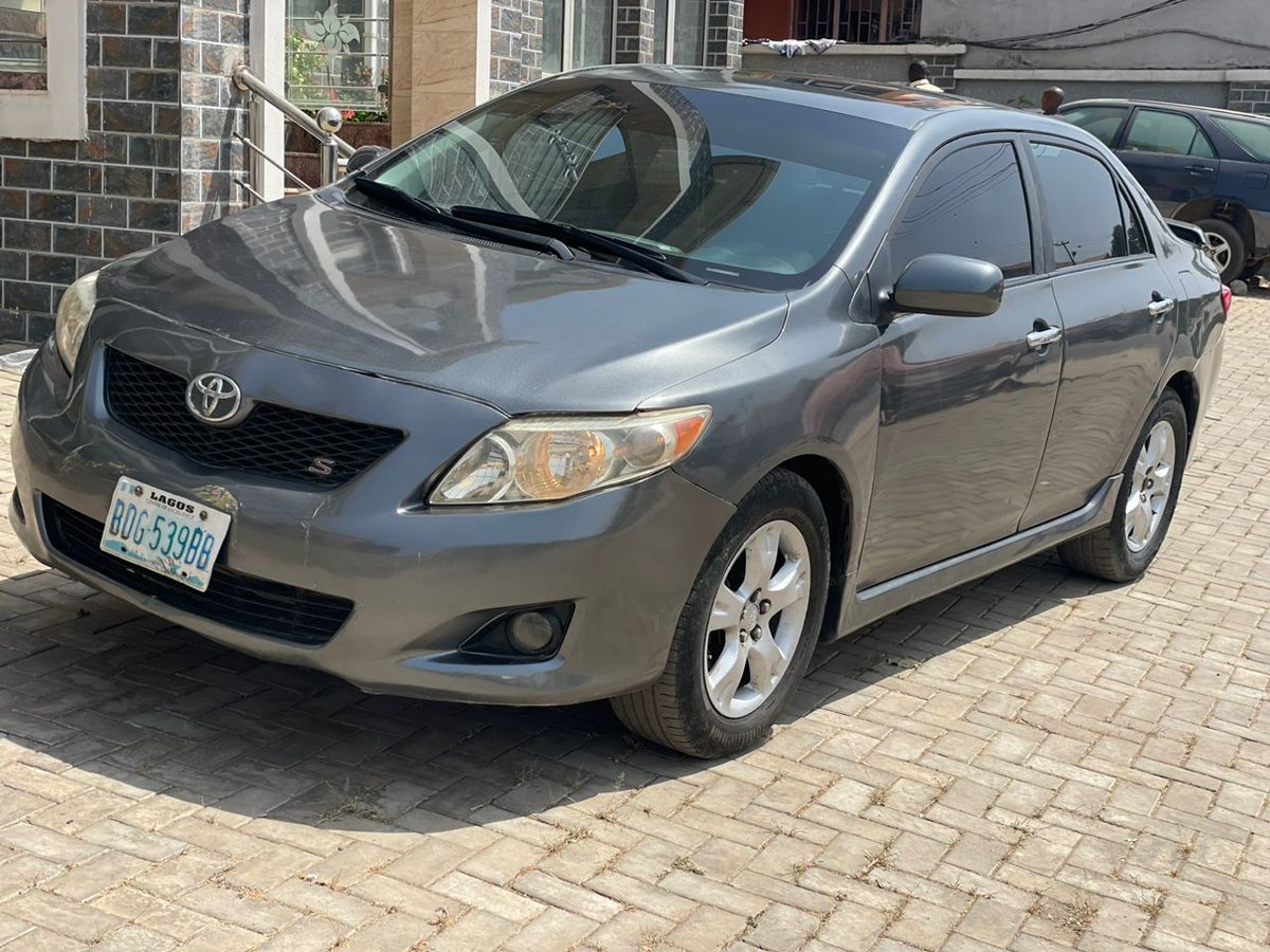 IniongunT's tweet photo. *Clean 2010 Toyota Corolla sport in Abuja with untampered engine
Price  7.5m.
Location: Abuja 
07037784691 https://t.co/5he7UhIM0J