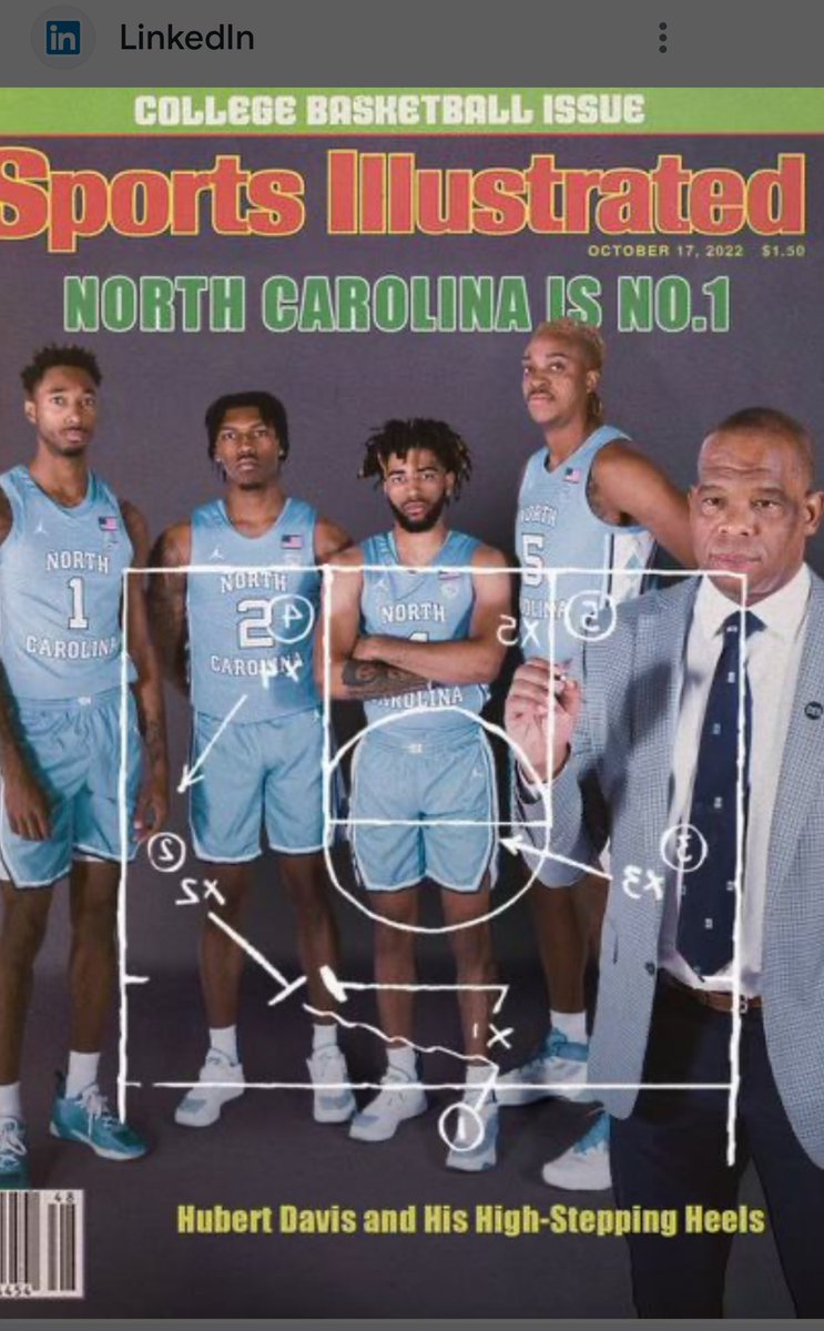 RingleyRon's tweet photo. @InsideCarolina Just think. This team missed the tournament https://t.co/CKkmkwtBND