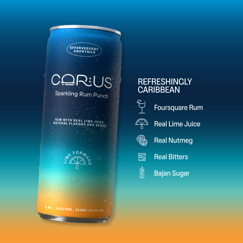 eranthomson's tweet photo. I'm heading to New York and bringing CORUS Sparkling Rum Punch 🍹 Who wants a sip? @jointhecorus #barbados #cocktails #nyc #bajan https://t.co/MFawSpsGe9