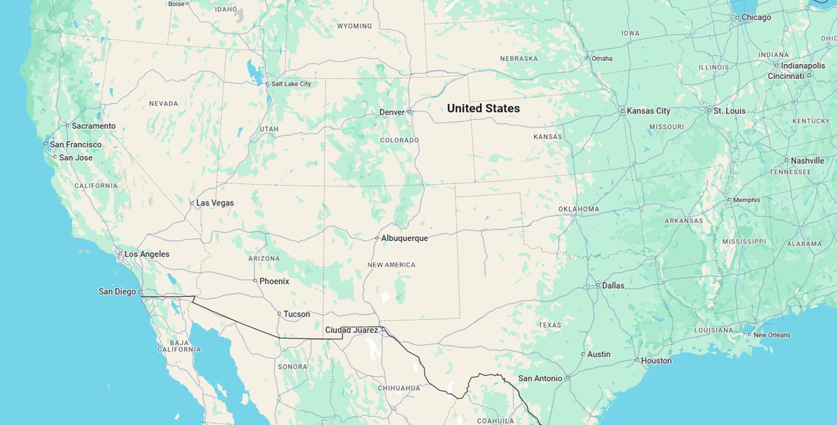 LChewson's tweet photo. Who does one need to talk to to get President Trump to rename New Mexico to the State of New America or Little America? 🤔 Should we ask Elon? #GulfOfAmerica https://t.co/S4o0aZQthm